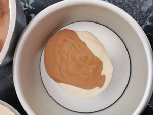 斑马戚风(8寸)的做法