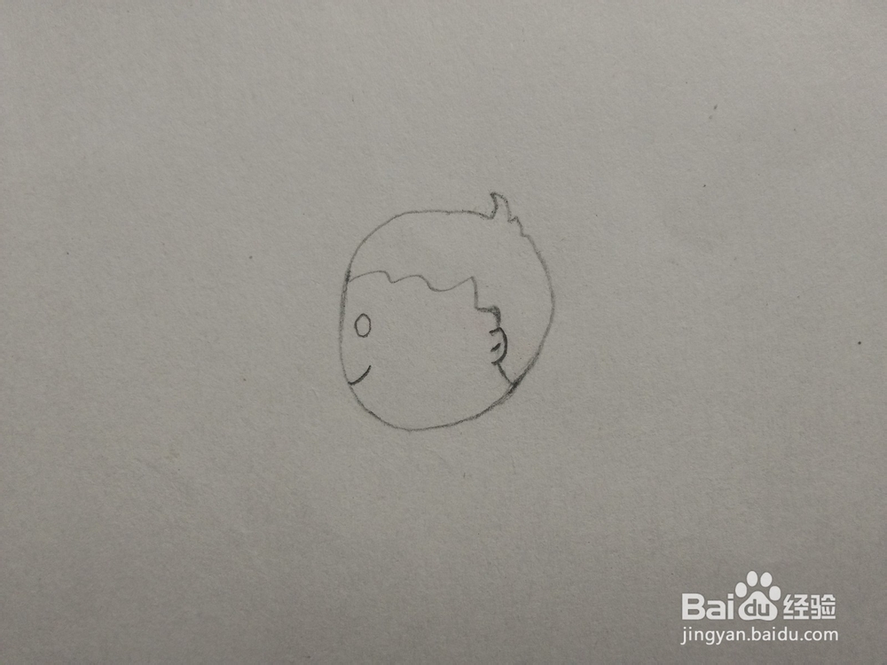 简笔画——怎么画小男孩放鞭炮