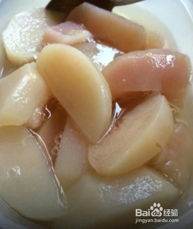 水蜜桃罐头的做法