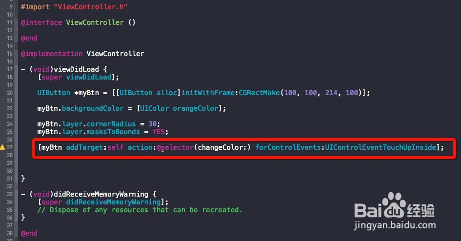 IOS开发中如何使用代码创建圆角UIbutton