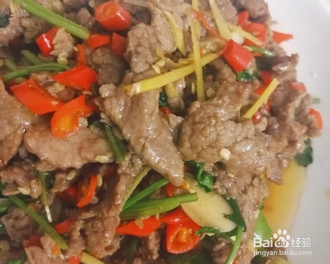 小炒牛肉,新手也可以做的超美味