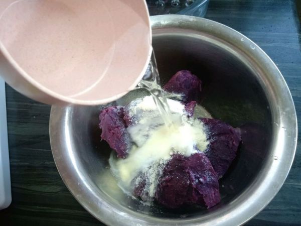 香甜美味，芝士焗紫薯