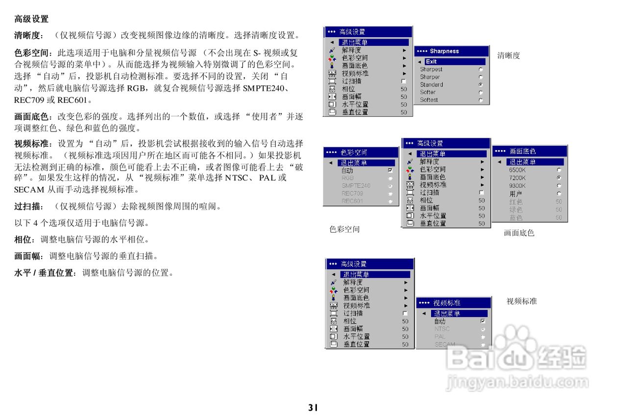 富可视 LP650投影机说明书:[4]