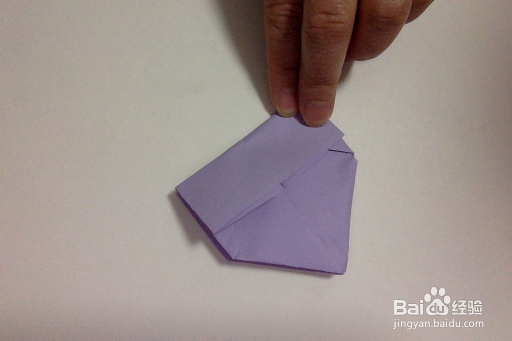 手工折纸 儿童简易折纸垃圾盒子 方盒 双耳盒