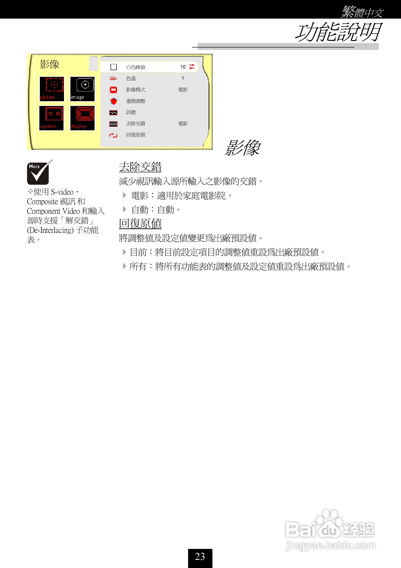 奥图码 H56投影机说明书:[3]