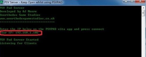 怎么用PSV当PC手柄
