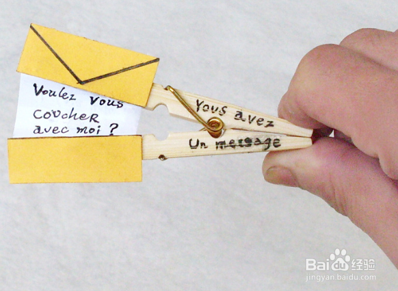 竹夹子制作实用的信使小礼物