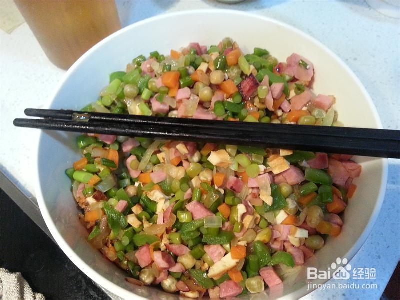 私人订制超简单扬州炒饭做法