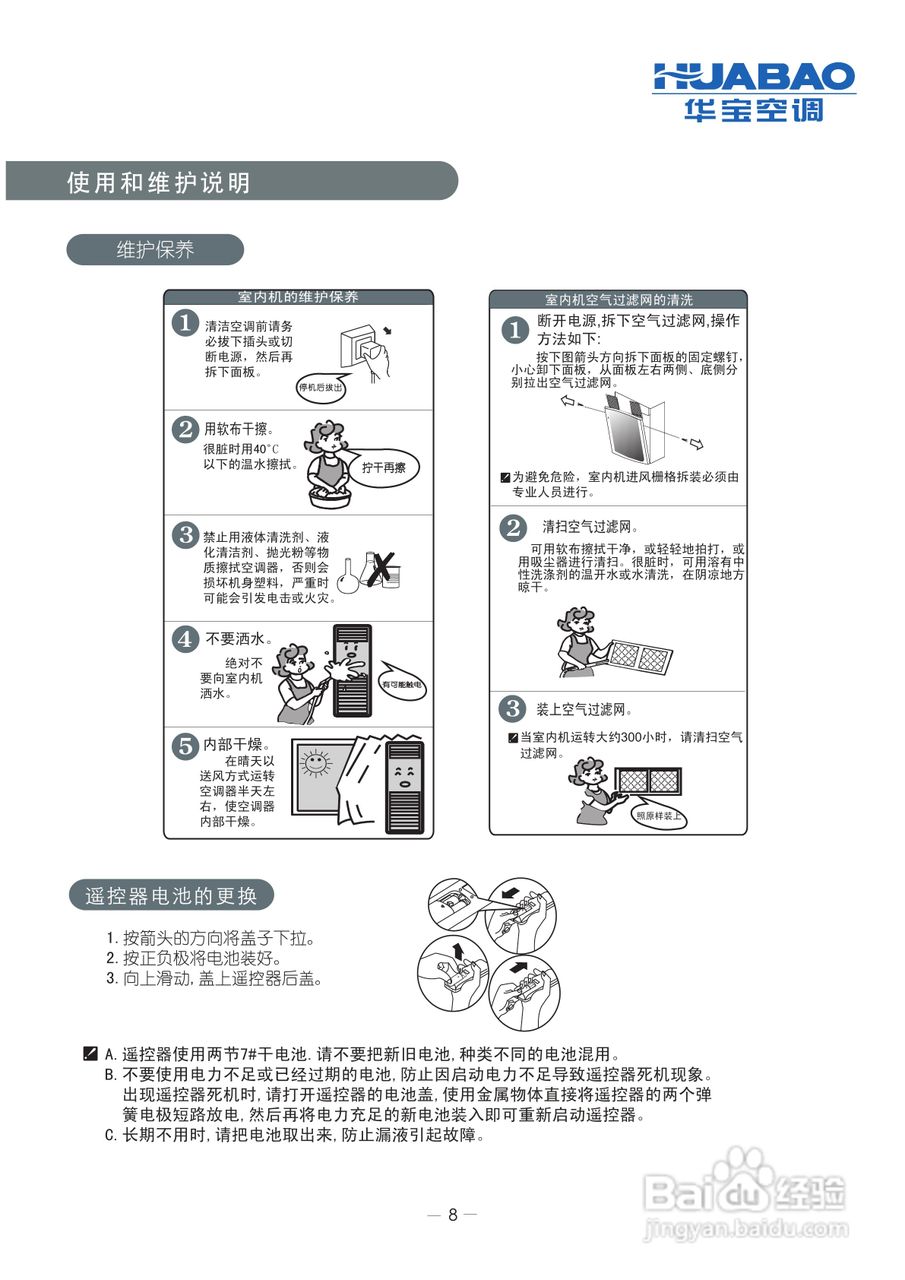 科龙KFR-72LW/A2-N3分体落地式房间空调器使用安装说明:[1]