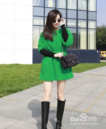 冬季连衣裙搭配 展现时髦甜美淑女范儿