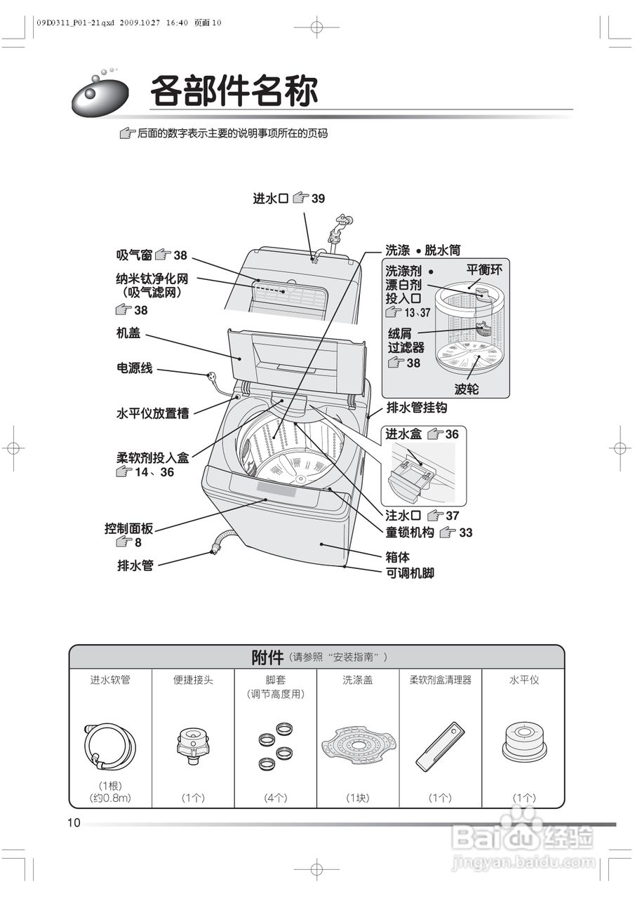 日立XQB82-BKV洗衣机使用说明书:[1]
