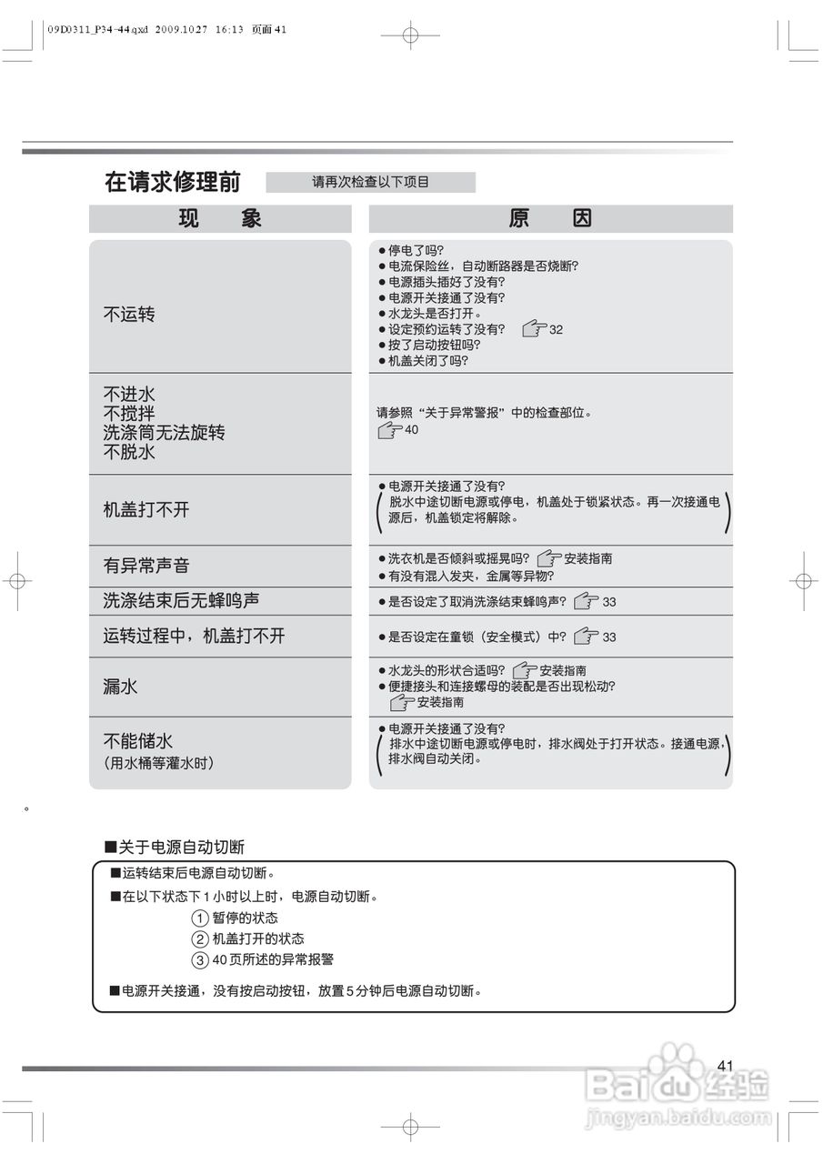 日立XQB77-BKV洗衣机使用说明书:[5]