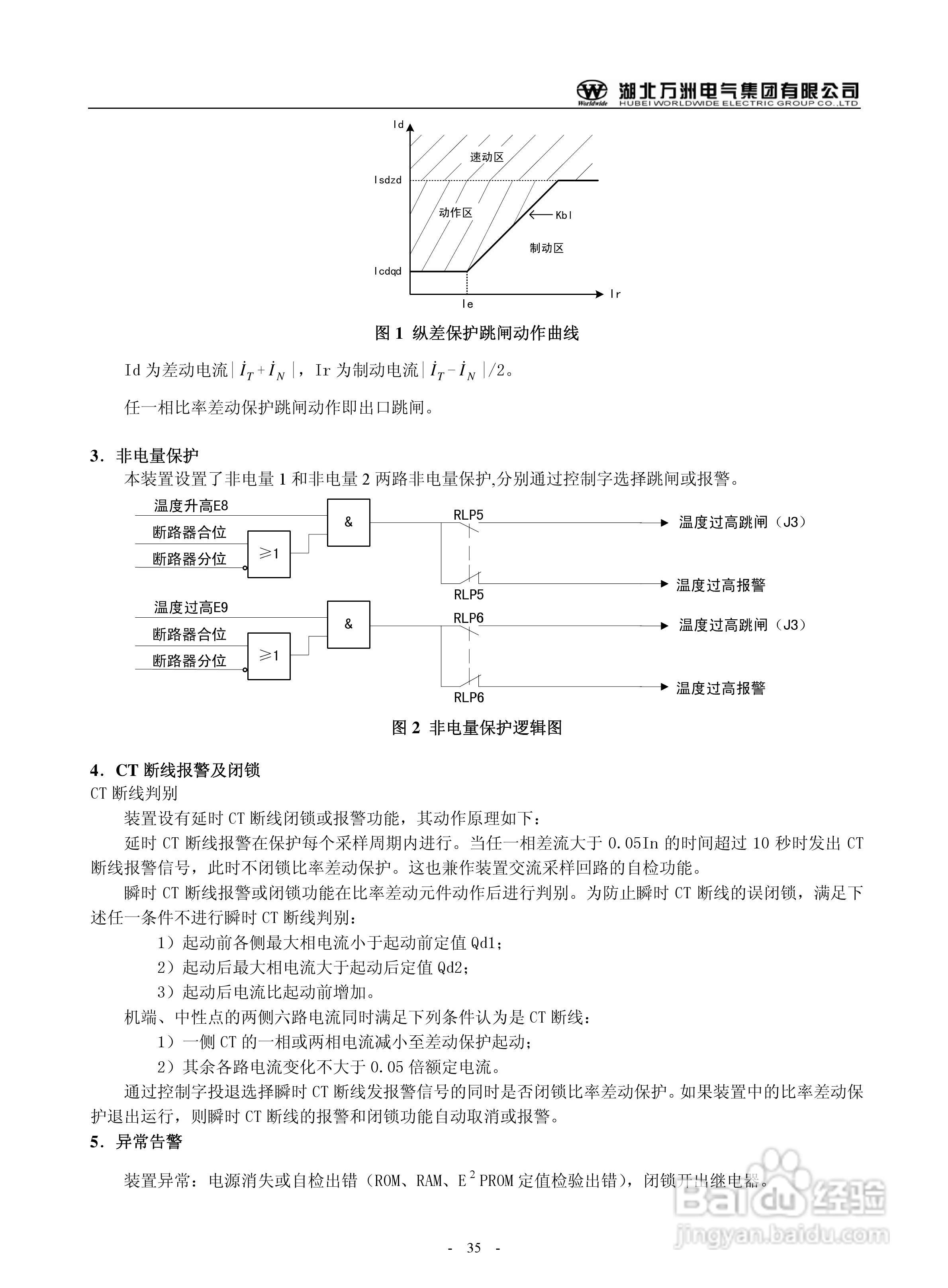 万洲WZB-2671A-5000微机母线绝缘监察装置使用说明书:[4]