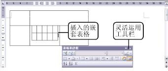 Word2003中创建嵌套表格和绘制斜线表头的方法