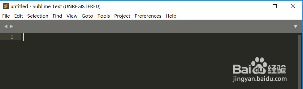 Sublime text 菜单栏如何显示隐藏的菜单栏
