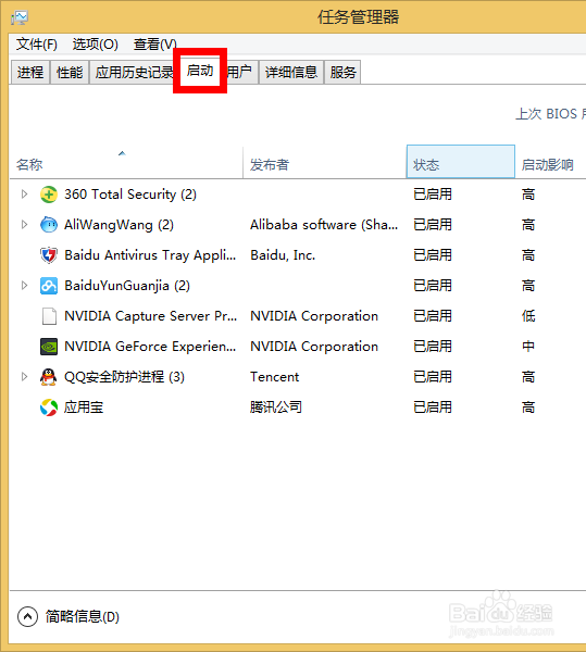 windows8.1开机启动项管理：[5]