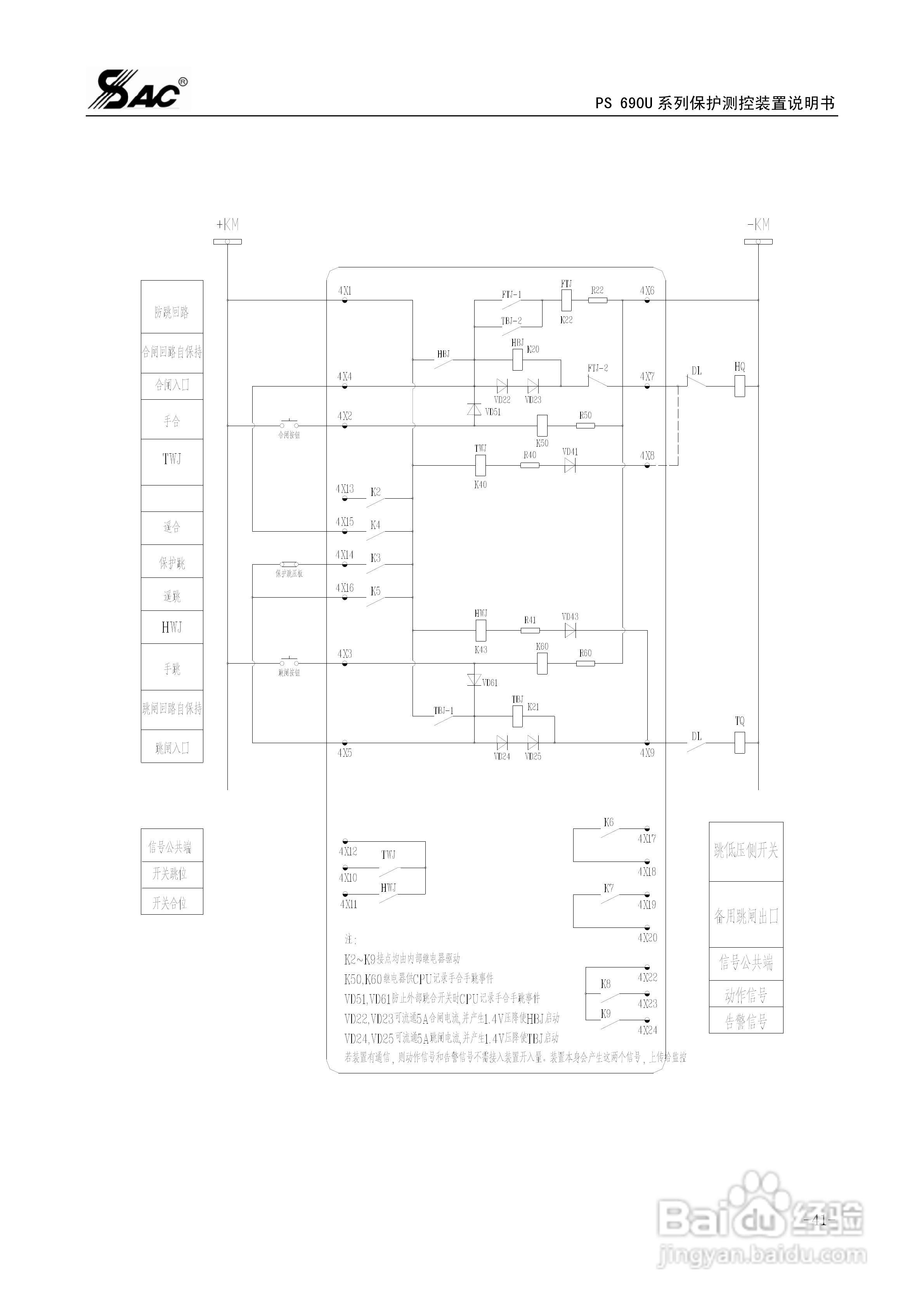 PSM691U电动机差动综合保护装置说明书:[5]