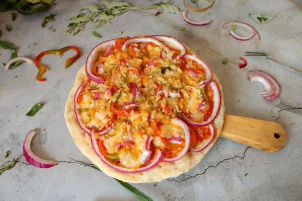 简单美味鸡肉披萨