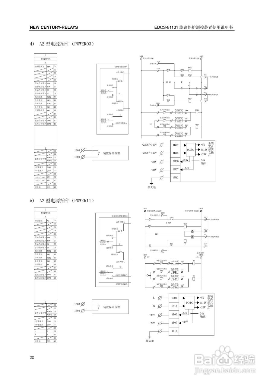 新世纪EDCS-81103线路保护测控装置说明书:[4]