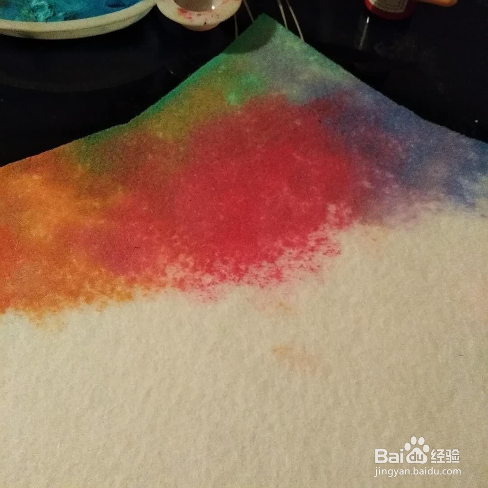 如何在布料上画七彩星空？