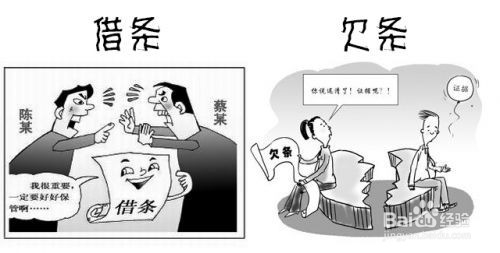 “借条”与“欠条”一字之差