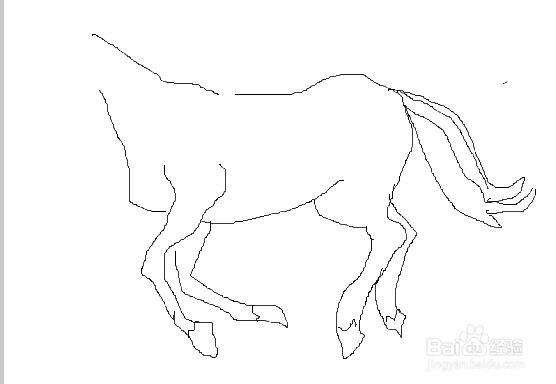 用firework一步步学着画马