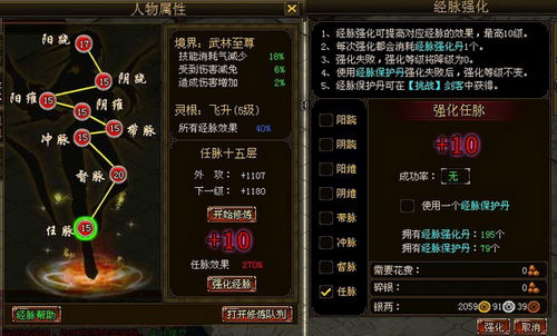 御剑江湖奇经八脉逆炼风暴