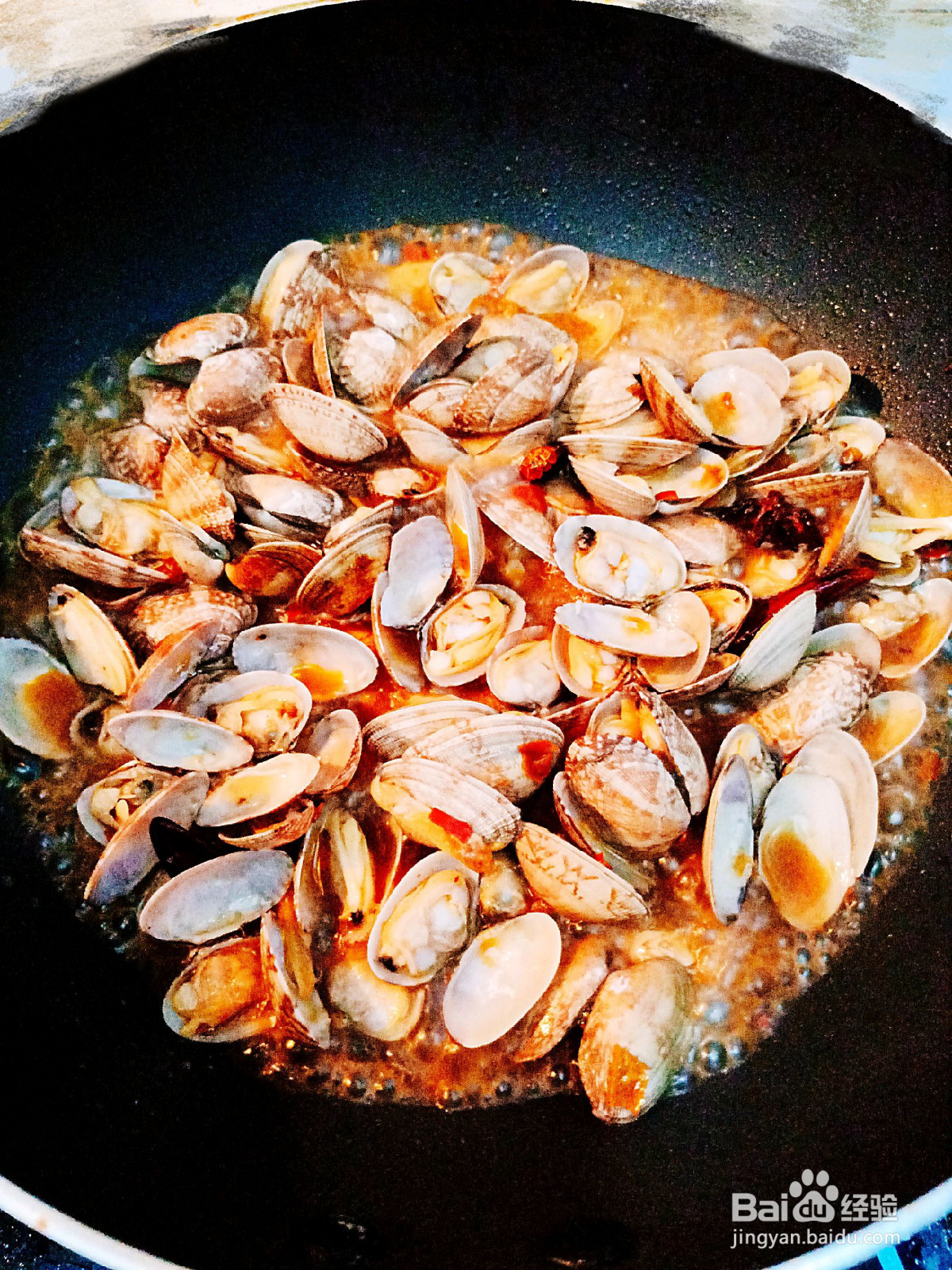 辣炒花甲花蛤的做法