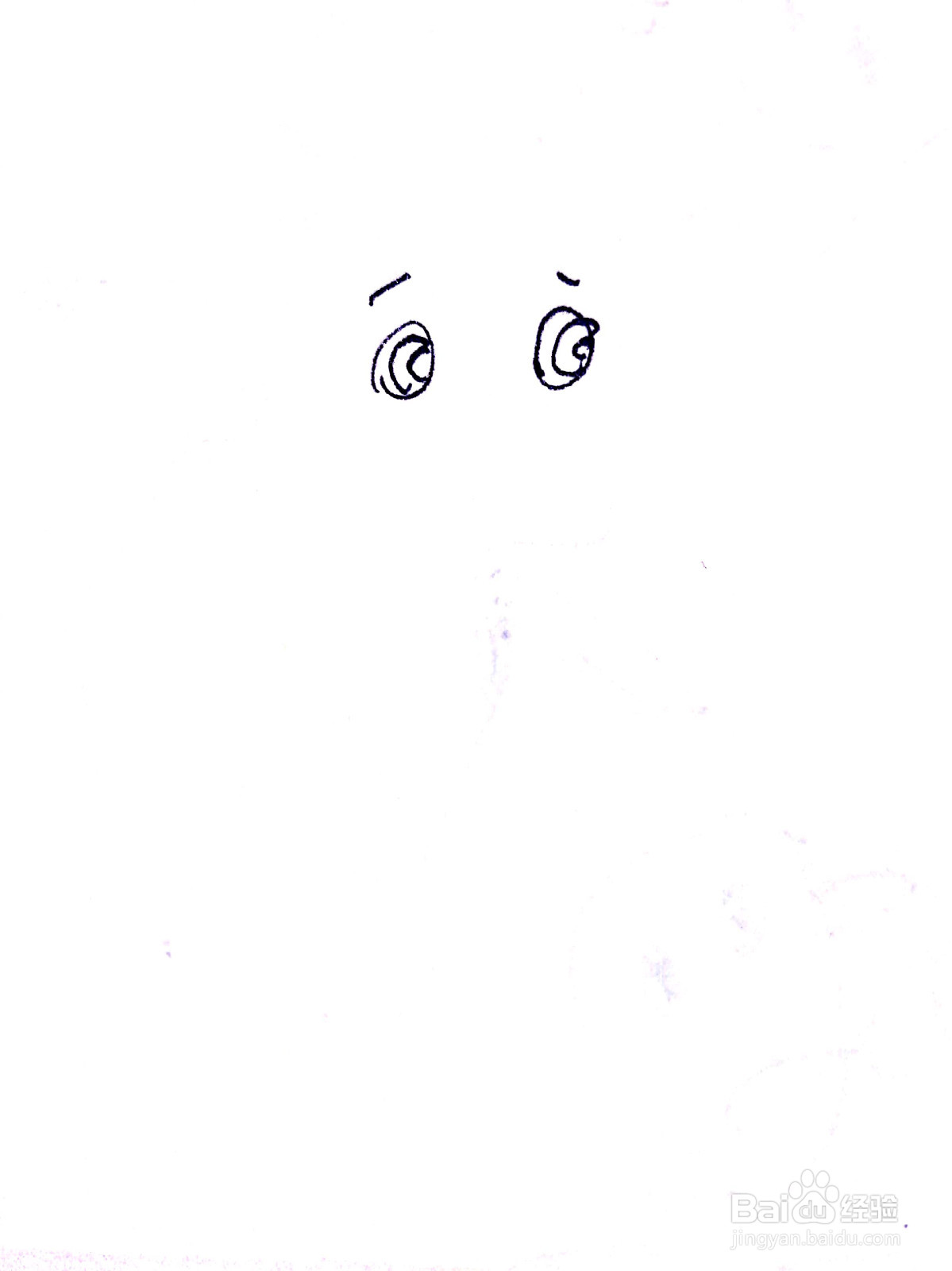 调皮的小狗线描画怎么画