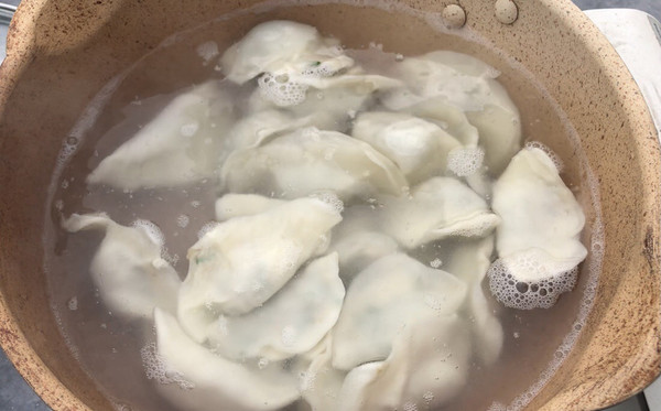 韭菜莲藕牛肉饺子