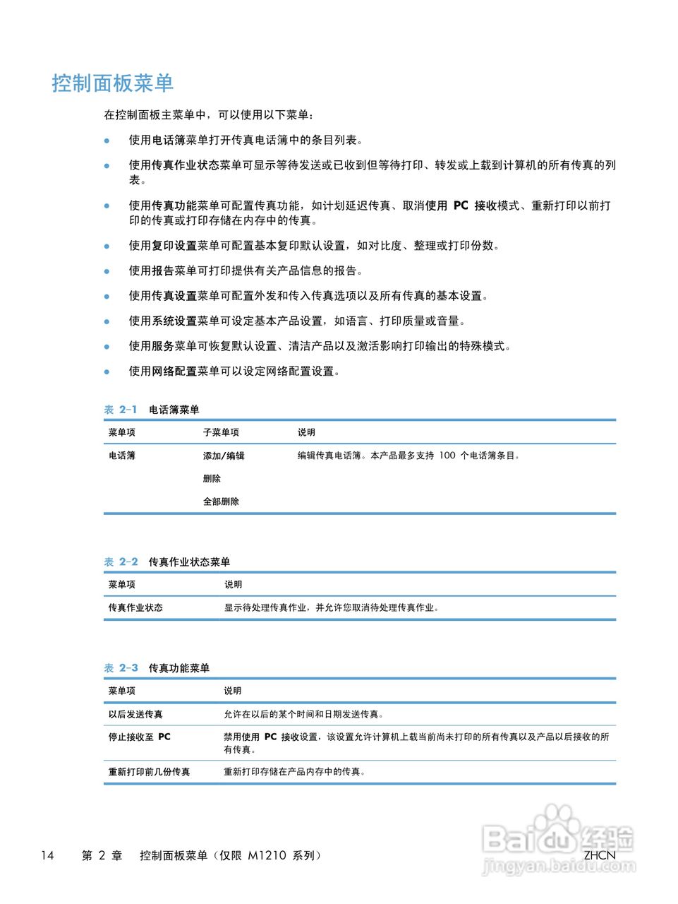 惠普 LASERJET PROFESSIONAL M1130一体机说明书:[3]