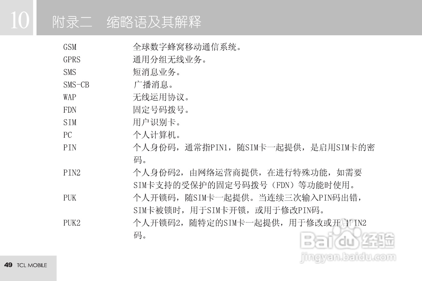 TCL M72手机使用说明书:[5]