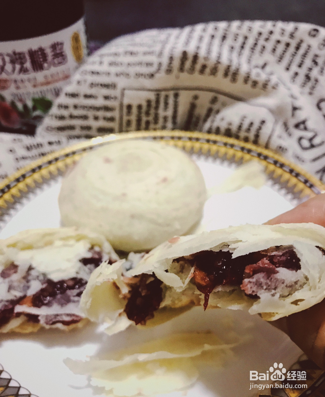 玫瑰鲜花饼的做法