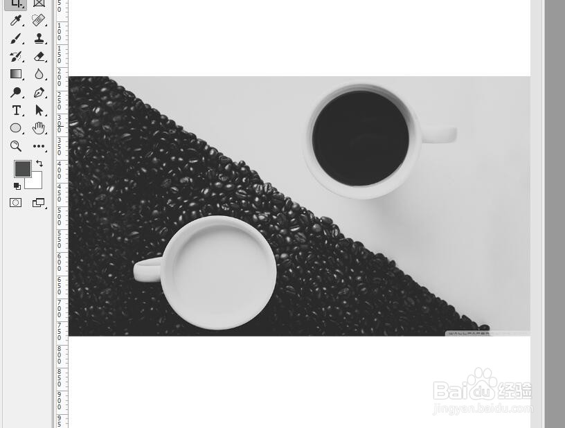 PS如何拖动图片调整曲线