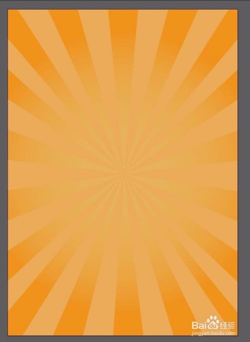 Ai绘制放射线背景的技巧 百度经验