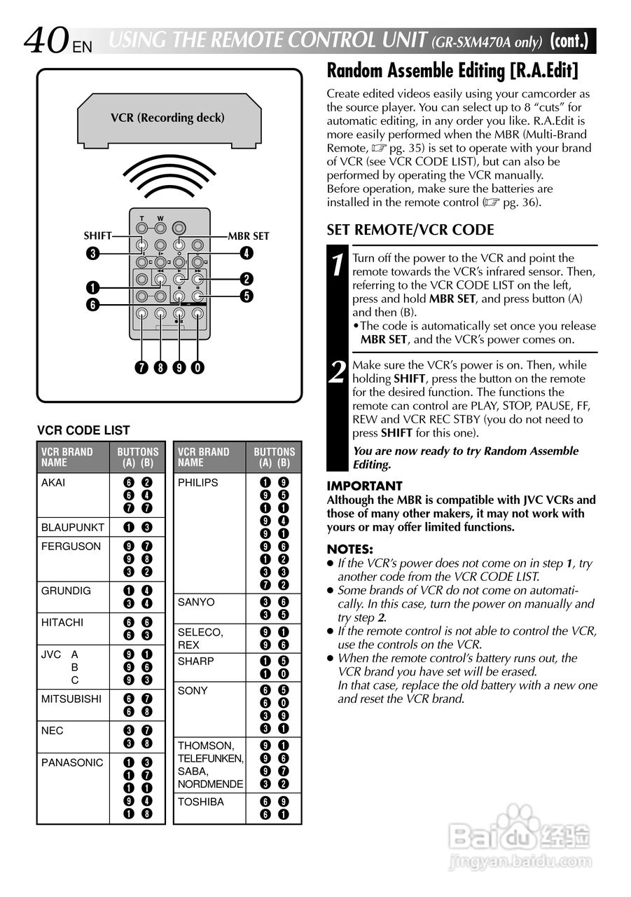 胜利GR-FXM170A数码摄像机使用说明书:[4]