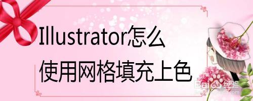 Adobe Illustrator怎么使用网格填充上色