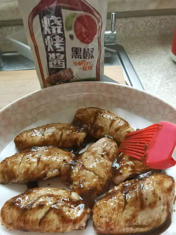 空气炸锅烤翅中