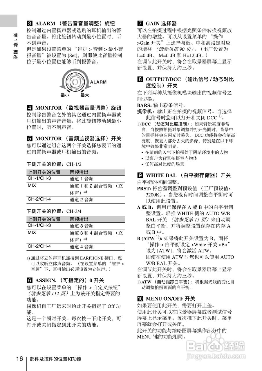 索尼PMW-330K数码相机使用说明书:[2]