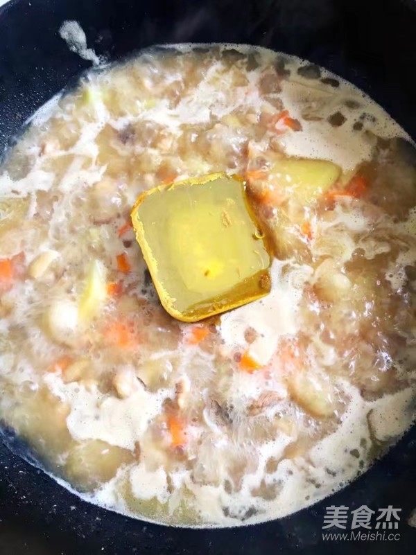 咖喱鸡块饭的做法