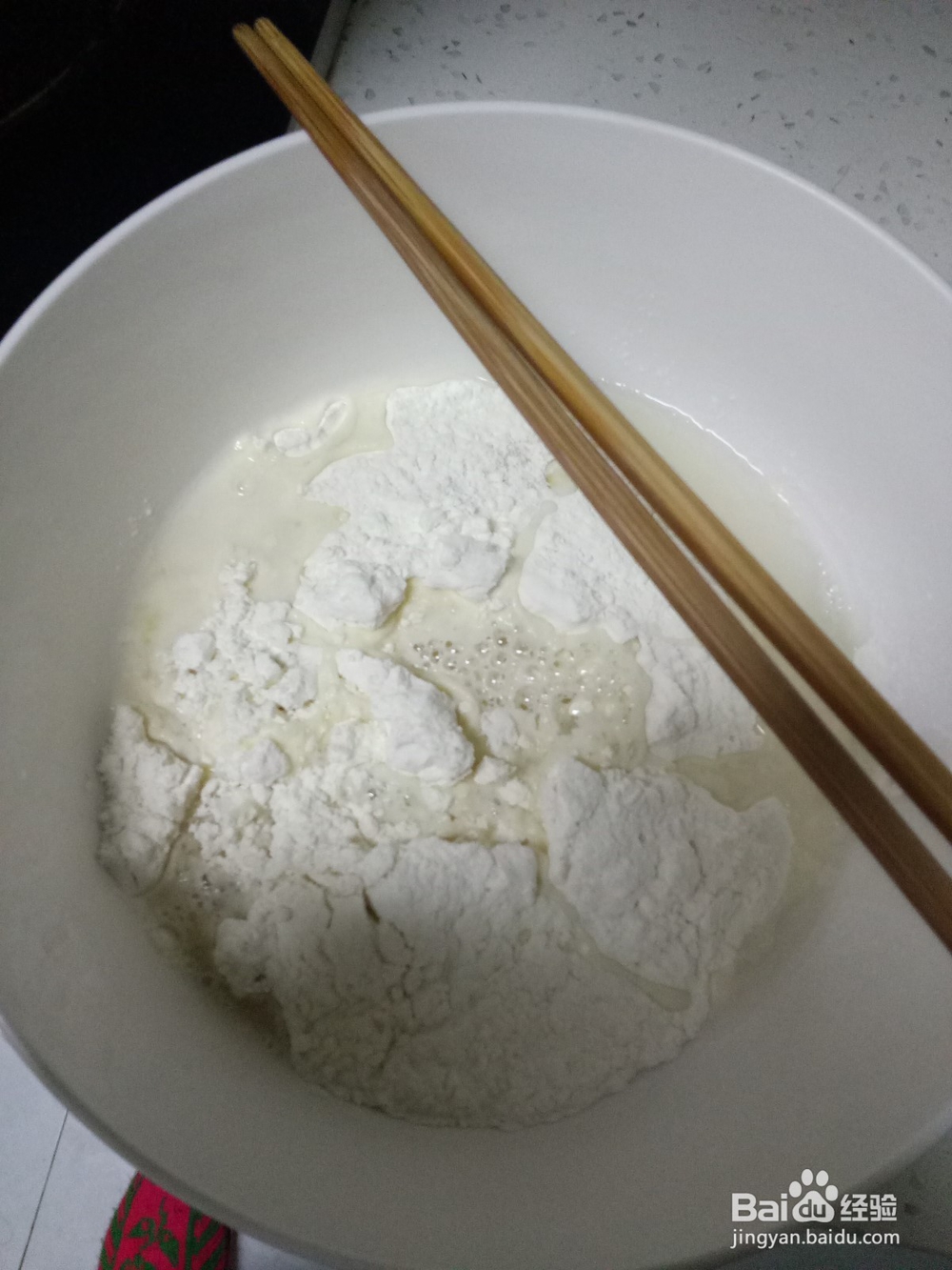 烙饼贴鸡蛋火腿