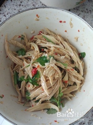 食补佳品凉拌豆笋/腐竹的做法