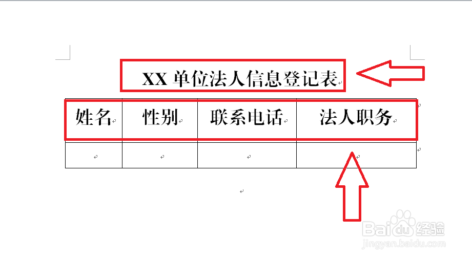 法人的职务怎么填写