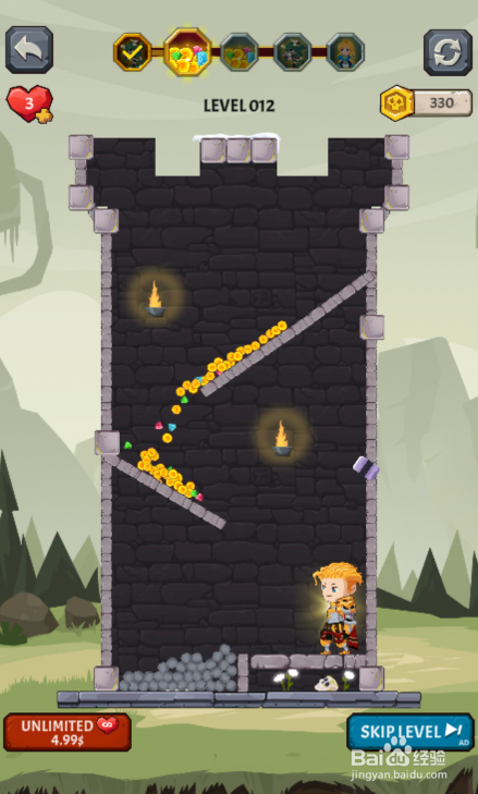 Tap Litter Fighter的LEVEL 012怎样过关