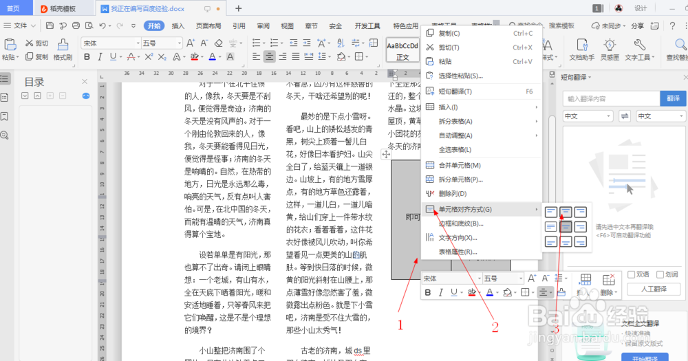 wps中如何设置单元格内文字的对齐方式(40)