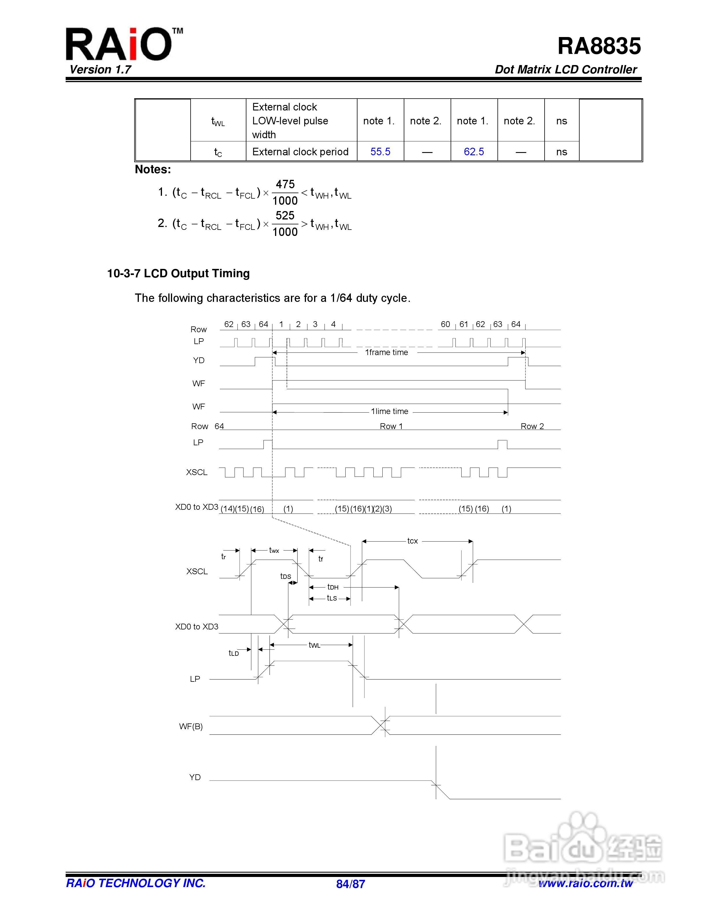 迪特福科技RA8835点阵图形式控制器使用手册:[9]