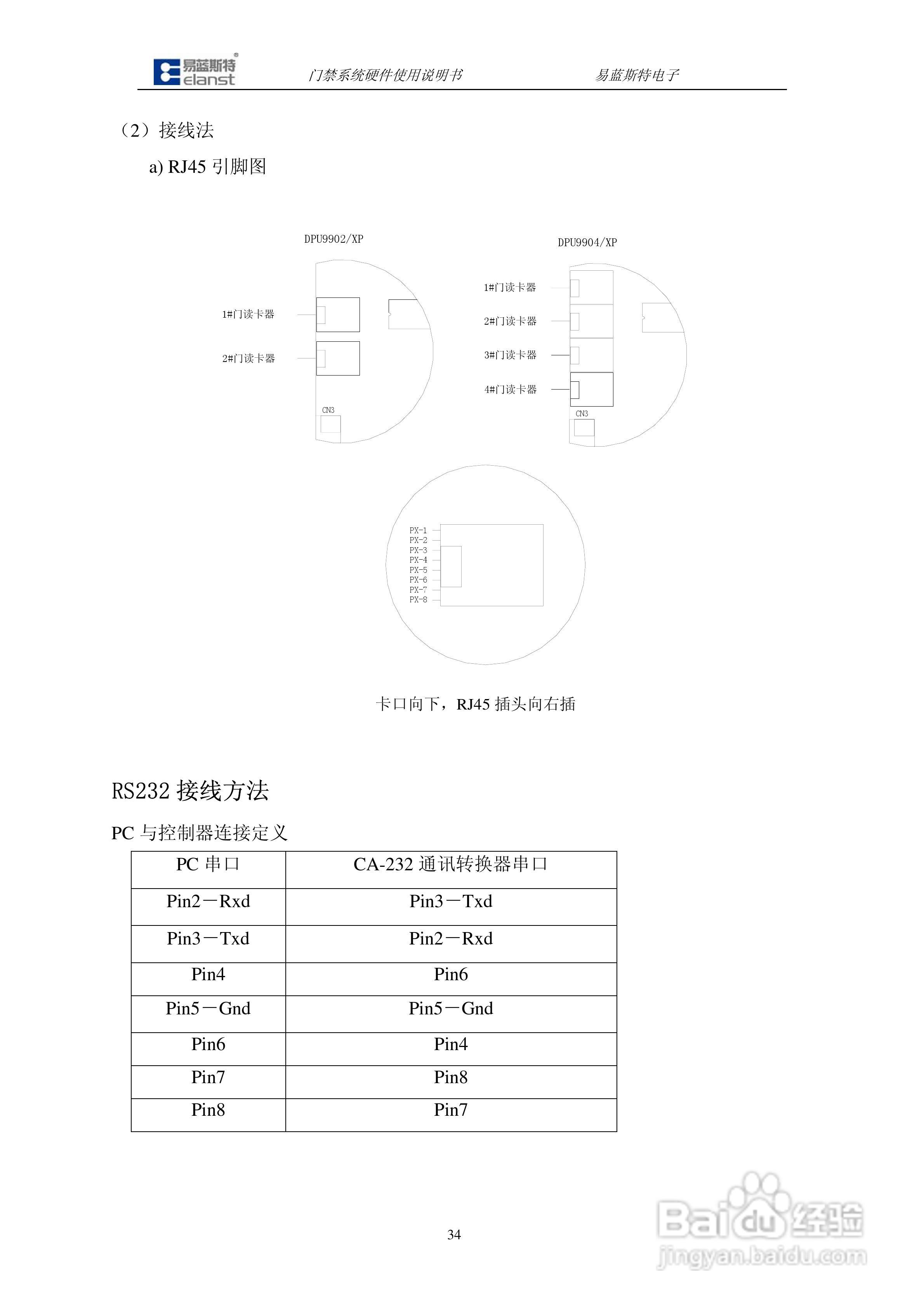 易蓝斯特DCU990X门禁控制器使用说明书:[4]
