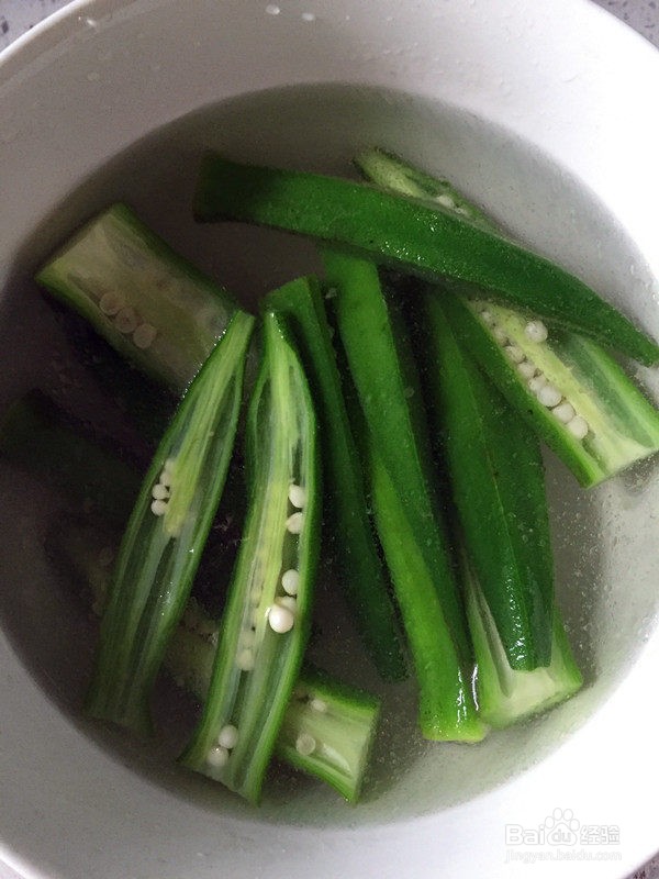 蒜蓉秋葵的做法