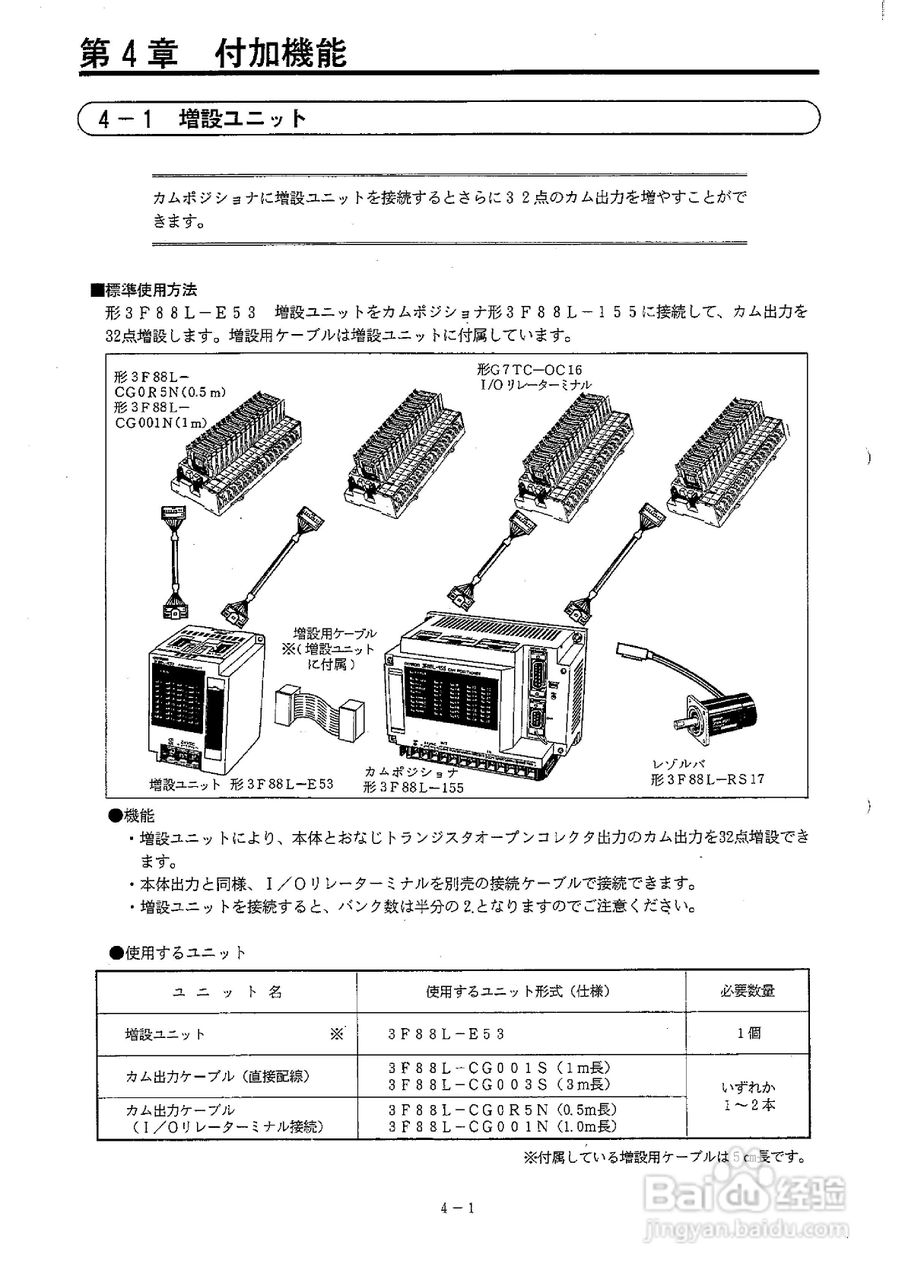 OMRON 3F88L-155凸轮定位器使用说明书:[8]