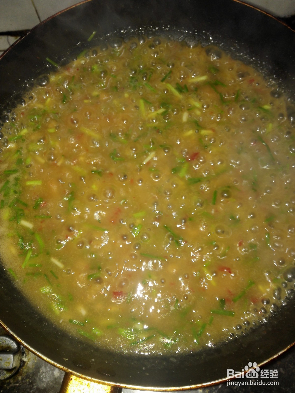 怎样做香葱辣椒米粉糊？